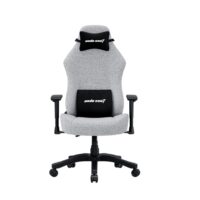 Anda Seat Luna Gaming Chair Fabric Ergonomic Reclining Video Game Chair Gray - Image 2