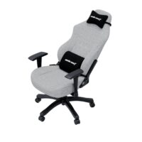 Anda Seat Luna Gaming Chair Fabric Ergonomic Reclining Video Game Chair Gray - Image 4