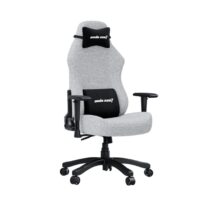 Anda Seat Luna Gaming Chair Fabric Ergonomic Reclining Video Game Chair Gray
