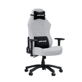 Anda Seat Luna Gaming Chair Fabric Ergonomic Reclining Video Game Chair Gray