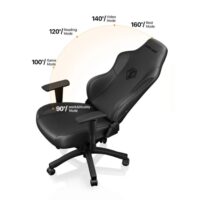 Anda Seat Phantom 3 Gaming Chair Ergonomic Design Widened Seat Cushion Stormy Black - Image 4