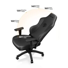 Anda Seat Phantom 3 Gaming Chair Ergonomic Design Widened Seat Cushion Stormy Black - Image 4
