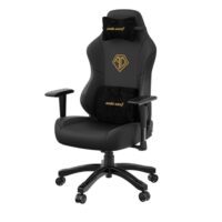 Anda Seat Phantom 3 Gaming Chair Ergonomic Design Widened Seat Cushion Black/Gold - Image 3