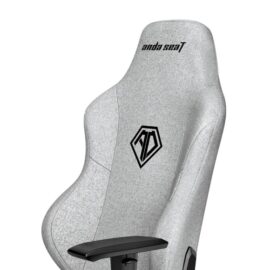 Anda Seat Phantom 3 Gaming Chair Ergonomic Design Widened Seat Cushion Fabric Ash Gray - Image 4