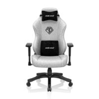 Anda Seat Phantom 3 Gaming Chair Ergonomic Design Widened Seat Cushion Fabric Ash Gray
