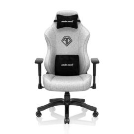 Anda Seat Phantom 3 Gaming Chair Ergonomic Design Widened Seat Cushion Fabric Ash Gray