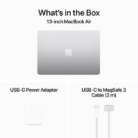 Apple MacBook Air 13" MC8H4 M3 8-Core Chip 16GB Unified RAM | 256GB SSD Silver - Image 3
