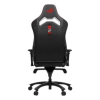 Asus ROG Chariot X Core SL301C Gaming Chair in racing-car style, featuring an adjustable high-density foam headrest, memory-foam lumbar support, 4D armrests, tilt mechanism, durable class 4 gas lift, and durable premium PU leather for a premium gaming experience - Image 4