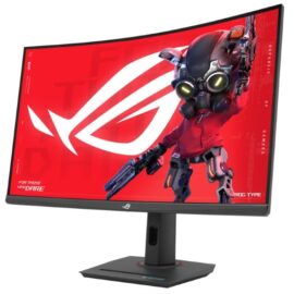 Asus ROG Strix XG32WCS USB Type-C Gaming Monitor 32-inch (31.5 viewable) 2560x1440, Curved, 180Hz (Above 144Hz), 1ms (GTG), Fast VA, Extreme Low Motion Blur Sync, USB Type-C, FreeSync, DisplayWidget Center, tripod socket, HDR - Image 2
