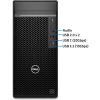 Dell OptiPlex 7020 Tower Plus Computer, Intel Core i7-14700, 8GB RAM, 512GB NVMe SSD, USB-C, DisplayPort, HDMI, Built in WiFi, Bluetooth, Black Desktop - Image 4