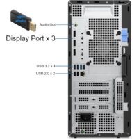Dell OptiPlex 7020 Tower Plus Computer, Intel Core i7-14700, 8GB RAM, 512GB NVMe SSD, USB-C, DisplayPort, HDMI, Built in WiFi, Bluetooth, Black Desktop - Image 5