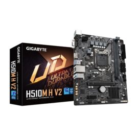 Gigabyte H510M H V2 Intel® Ultra Durable Motherboard with GbE LAN, Anti-Sulfur Resistor, Smart Fan 5