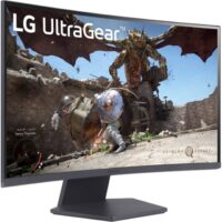 LG UltraGear 32GS60QC-B 31.5" 1440p HDR 180Hz Curved VA Panel FreeSync Gaming Monitor - Image 2