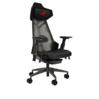 Asus ROG Destrier Ergo SL400 Gaming Chair with futuristic cyborg aesthetic, versatile seat adjustments for the perfect posture, mobile gaming arm support mode, and acoustic panel for less distraction and more immersive gaming experience - Image 2