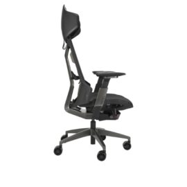 Asus ROG Destrier Ergo SL400 Gaming Chair with futuristic cyborg aesthetic, versatile seat adjustments for the perfect posture, mobile gaming arm support mode, and acoustic panel for less distraction and more immersive gaming experience - Image 5
