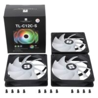 Thermalright TL-C12C-S X3 CPU Fan 120mm Black ARGB Case Cooler Fan - Image 6
