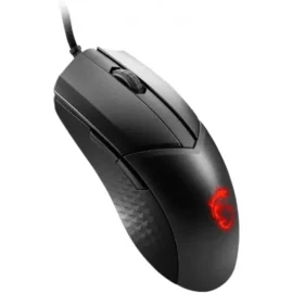 MSI Clutch GM41 Lightweight V2 Gaming Mouse, 16000 DPI Optical Sensor, Symmetrical, 60M+ Click OMRON Switches, 6-Buttons, 65g, FriXionFree Cable, 1ms Latency, RGB Mystic Light 2