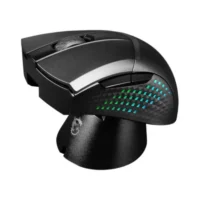 MSI Clutch GM51 Lightweight Wireless Gaming Mouse & Charging Dock, 26K DPI Optical Sensor, 2.4G & Bluetooth, 60M Omron Switches, Fast-Charging, 150Hr Battery, RGB, 5 Programmable Buttons, PC/Mac 4