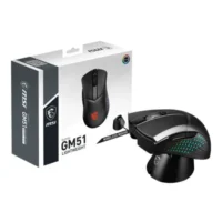 MSI Clutch GM51 Lightweight Wireless Gaming Mouse & Charging Dock, 26K DPI Optical Sensor, 2.4G & Bluetooth, 60M Omron Switches, Fast-Charging, 150Hr Battery, RGB, 5 Programmable Buttons, PC/Mac 5