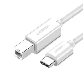 UGREEN 40417 USB-C to USB 2.0 Printer Cable (1.5 Meter) High-Speed 480 Mbps Data Transfer, Plug & Play, Gold-Plated Connector