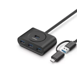 UGREEN 40850 USB 3.0 Hub with OTG (USB-C Plug)