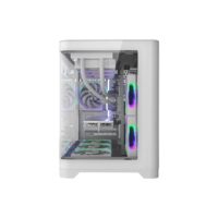 1st Player UV6 FISK TANK M-ATX ITX PC Gaming Case - White - Image 2