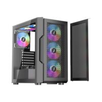 1st Player T7 ATX Gaming Case Black - Image 2
