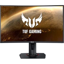 ASUS TUF Gaming VG27VQ 27” Curved Monitor, 1080P Full HD, 165Hz (Supports 144Hz), Freesync, 1ms, Extreme Low Motion Blur, Eye Care, DisplayPort HDMI