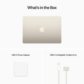 Apple MacBook Air 13"  MC7W4 M2 8-Core Chip 16GB Unified RAM | 256GB SSD StarLight - Image 3