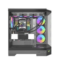 DarkFlash DQX90 LUXURY Gaming Desktop PC Mid Tower Gaming Case - Black - Image 2