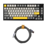 EPOMAKER Ajazz AK820 Pro 75% Mechanical Keyboard, Gasket-Mounted Gaming Keyboard with TFT Smart Display&Knob + USB-C Keyboard Cable - Image 7