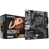 Gigabyte A520M K DDR4 AMD AM4 MicroATX Motherboard