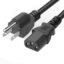 Power Cord 3 Prong Hole Computer Cord Monitor Power Cable PC (Orginal)