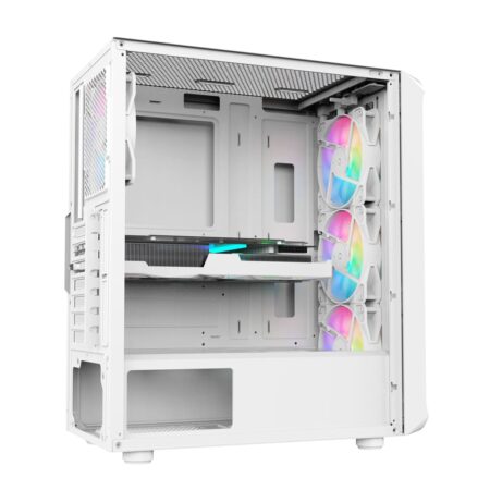 SAMA 205A ATX Mid Tower Gaming Chassis - White