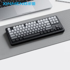 XINMENG M87 Pro V2 Tri-Mode Gasket Mechanical Keyboard - Gradient Black - Rocket Racoon