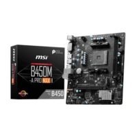 MSI B450M-A PRO MAX II DDR4 AM4 Micro-ATX, Motherboard