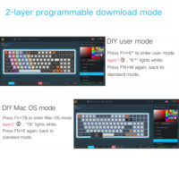 Skyloong GK96 White Tri-mode Wireless RGB Mechanical Keyboard – Red Switches 4