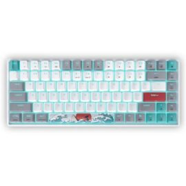 Skyloong GK84 Coral Sea Tri-mode Wireless RGB Mechanical Keyboard – Brown Switches