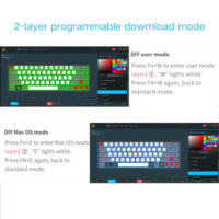 Skyloong GK84 White Tri-mode Wireless RGB Mechanical Keyboard – Brown Switches 3