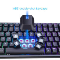 Skyloong GK84 Black Tri-mode Wireless RGB Mechanical Keyboard – Brown Switches 2