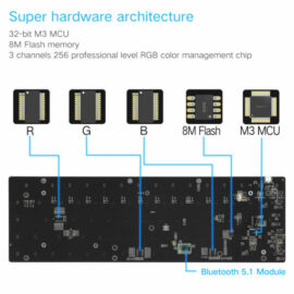 Skyloong GK68 White Tri-mode Wireless RGB Mechanical Keyboard – Brown Switches 4