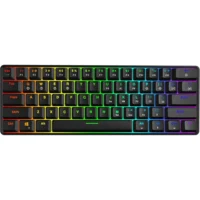 Skyloong GK61 Black Tri-mode Wireless RGB Mechanical Keyboard – Yellow Switches