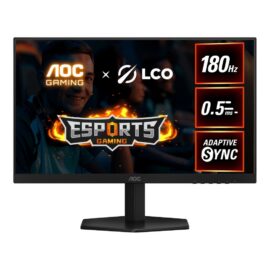 AOC 23.8" 24G42E FHD 180Hz 0.5ms Fast IPS 1920x1080 Gaming Monitor