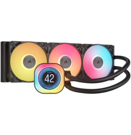 Corsair iCUE LINK TITAN 360 RX LCD Liquid CPU Cooler Back - Image 2