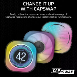 Corsair iCUE LINK TITAN 360 RX LCD Liquid CPU Cooler Back - Image 4