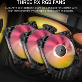 Corsair iCUE LINK TITAN 360 RX LCD Liquid CPU Cooler Back - Image 8