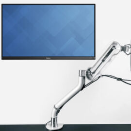 Dell UltraSharp UP2716D 27 inches IPS QHD 100% sRGB Monitor (Used) With Single Gas Spring Monitor Arm - Used