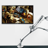 LG 27UP550N-W 27''4K UHD IPS LED AMD Freesync sRGB 98% Colour Gamut HDR with USB-C port Monitor Used - With Single Gas Spring Monitor Arm - Used