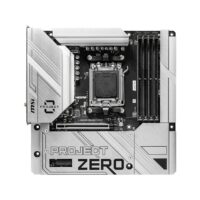 MSI B650M PROJECT ZERO AM5 AMD B650 Ryzen 7000 SATA DDR5 Wi-Fi 6E Bluetooth mATX Back Connect Design Motherboard - Image 2