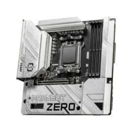 MSI B650M PROJECT ZERO AM5 AMD B650 Ryzen 7000 SATA DDR5 Wi-Fi 6E Bluetooth mATX Back Connect Design Motherboard - Image 4